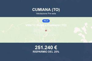 Immobile in asta di 379 m² con box auto a Cumiana
