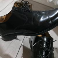 Scarpe eleganti nere lucide in cuoio – taglia 40