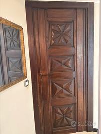 Porte in noce italiana vecchio 800