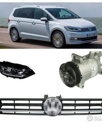 Vw Touran frontale cofano paraurti parafango 2015>