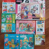 9 giochi puzzle bambini 2-4 anni