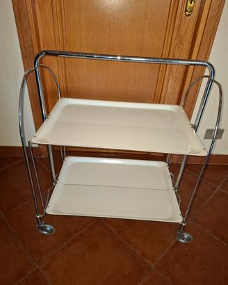 carrello portavivande anni 70 richiudibile