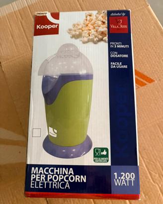 Macchina pop corn elettrica