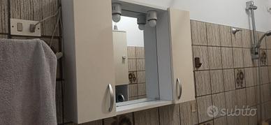 specchiera bagno/ mobiletto bagno