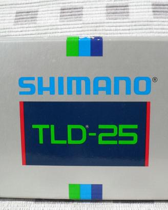 mulinello traina shimano tld 25 grafite