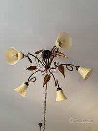 Lampadario a 5 bracci PERFETTO