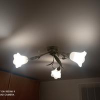 lampadario ferro battuto 