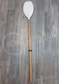 Coppia remi pagaia in legno lunghezza 100 cm