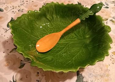 insalatiera in ceramica con cucchiaione