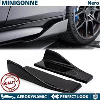 MINIGONNE Laterali Auto Universali Bandelle Nere