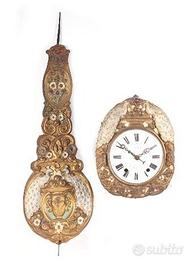 Antico Orologio " Comtoise "  da parete /pendolo