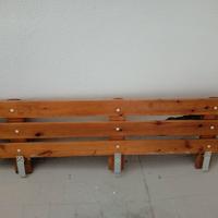 n°1 sponda in legno massello 