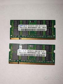 RAM SODIMM PC2-5300 (DDR2-667) Samsung  2x2GB