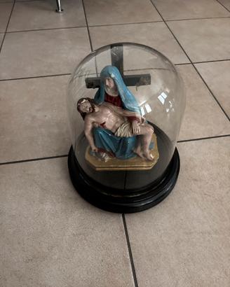 Antiquariato : Pieta ‘con cupola altezza cm.28