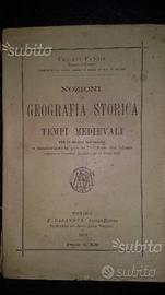 Geografia storica 1889 libro storico