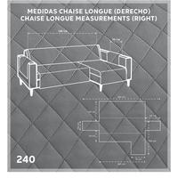 Fodera per divano angolo