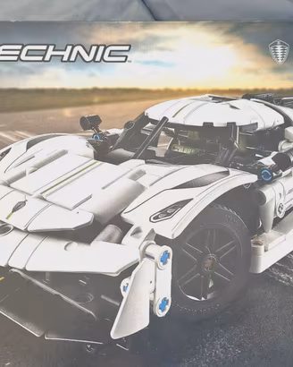 Set Lego 42184 - Koenigsegg Jesko Absolut Bianca