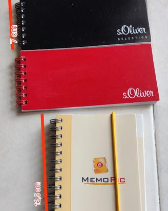 Set di 3 taccuini