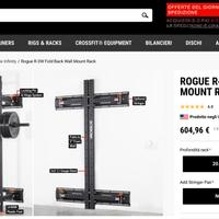 Rack Rogue R-3W Fold Back Wall Mount – Come nuovo