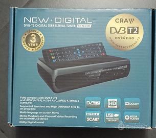 Decoder digitale terrestre dvbt-t2 NUOVO