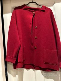 Giacca in lana rossa Mod donna