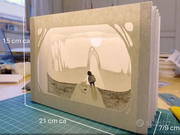 Libretto d'artista: Tunnel Book Artigianale