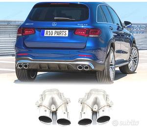 TERMINALI SCARICO MERCEDES GLC C253 X253 15-18 LOO