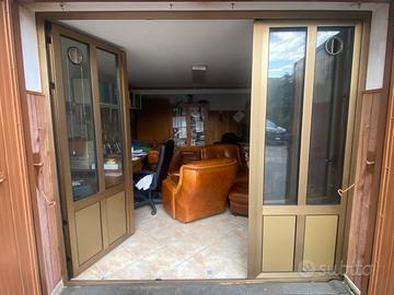 Porta doppia in alluminio