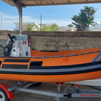 Gommone motore carrello