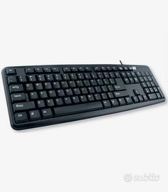 Tastiera PS2 105 tasti Standard Nero Design Ergon.