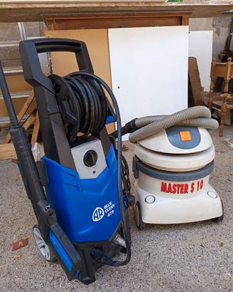 Idropulitrice e bidone aspiratutto