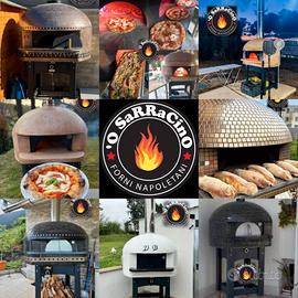 Forno Pizza per esterno. Legna o Gas. Alta Qualitá
