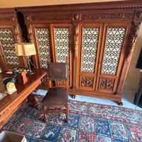 Studio in noce in legno