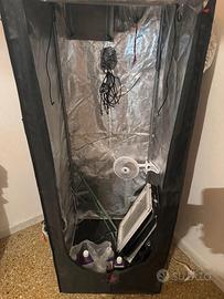 Kit Indoor 60x60x1.60 Grow Box LED Filtro Plagron