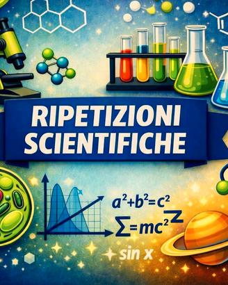 Lezioni di ripasso per materie scientifiche