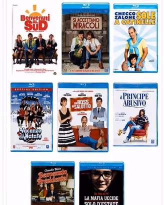 Box Commedie italiane - 8 DVD/Blu-ray originali