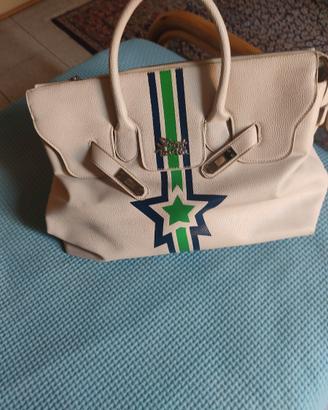 Borsa come Nuova Secret Pompon in ecopelle