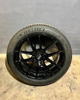 4 Cerchi OZ Racing R18 5x112 + Gomme Michelin