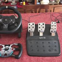 Volante logitech g920 xbox con pedaliera e cambio