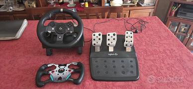 Volante logitech g920 xbox con pedaliera e cambio