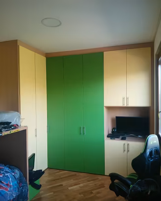 cameretta completa con letto a castello