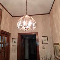 lampadario con applique 