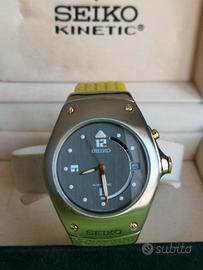 seiko kinetic vintage mai utilizzato con box