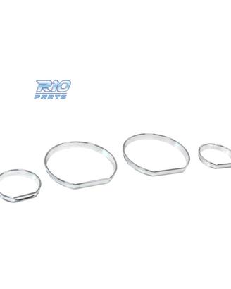 CERCHI CROMATI PER CRUSCOTTO STRUMENTI BMW E46