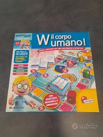 Gioco in scatola "w il corpo umano"