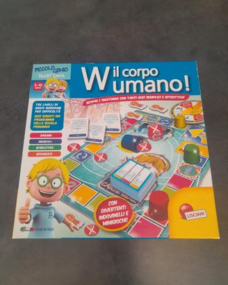 Gioco in scatola "w il corpo umano"