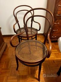 Sedie in legno d'Epoca Vienna