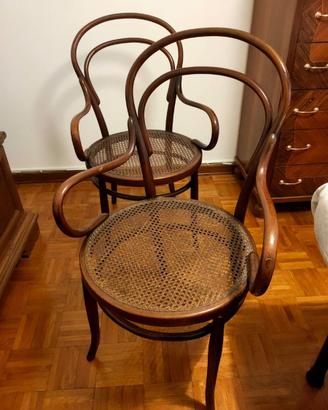 Sedie in legno d'Epoca Vienna