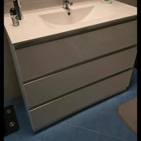 Mobile bagno più specchio