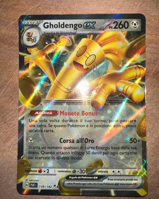 Pokemon  gholdengo ex + golisopod reverse holo